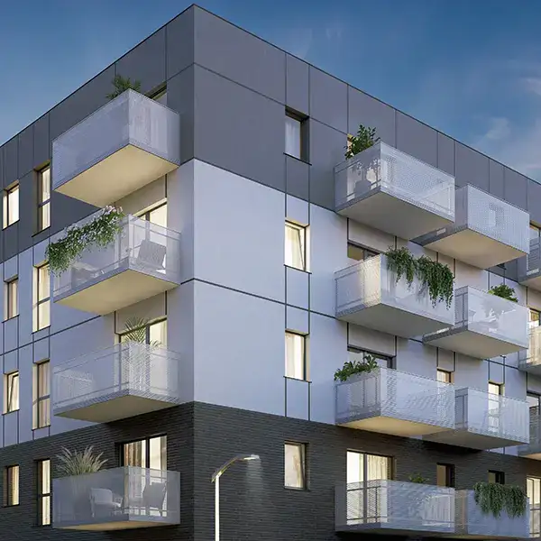 Up to <strong>two balconies</strong> in selected apartments