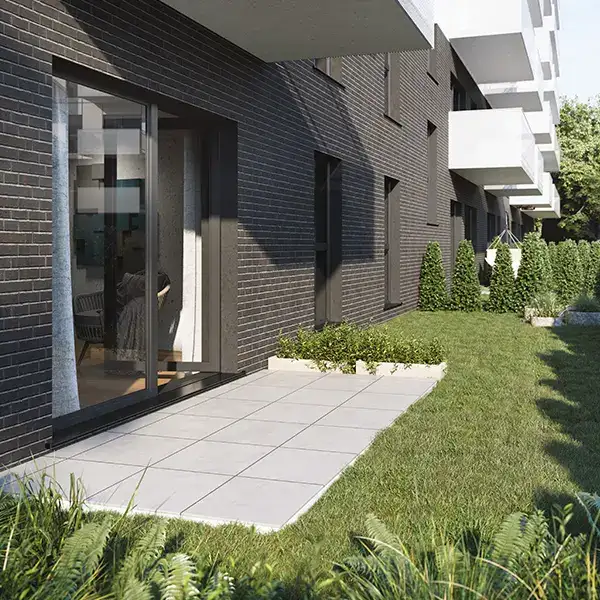 <strong>Terraces with gardens</strong> of up to 89 sqm.