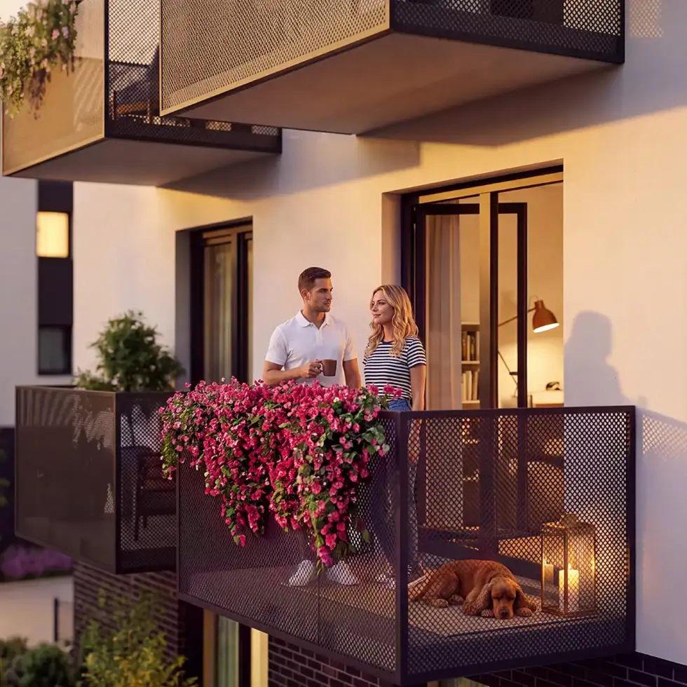 Balcony with a view
