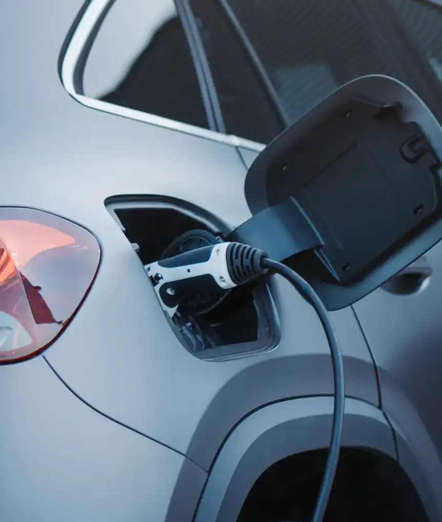 Electric car charging station