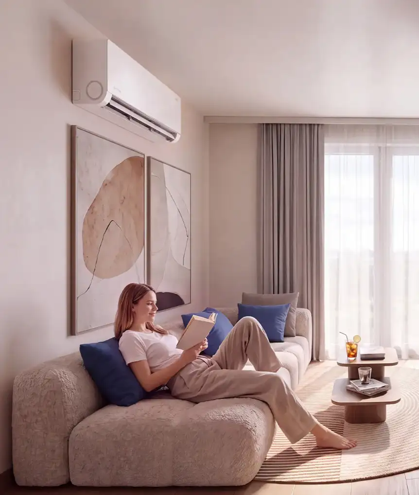 Air conditioning in the apartments on the 3rd floor